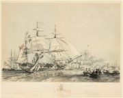 Oswald W. B. Brierly (1817-1894)Sydney Harbour, NSW Government House and Fort MacquarieEmigrants Arriving No. 1To Oswald Bloxsome, Esqre Rangers North Shore SydneySydney Cove, NSWEmigrants Leaving the Ship No. 2To Oswald Bloxsome, Esqre Rangers North Shor - 2