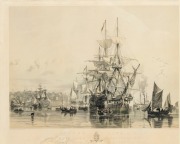 Oswald W. B. Brierly (1817-1894)Sydney Harbour, NSW Government House and Fort MacquarieEmigrants Arriving No. 1To Oswald Bloxsome, Esqre Rangers North Shore SydneySydney Cove, NSWEmigrants Leaving the Ship No. 2To Oswald Bloxsome, Esqre Rangers North Shor - 5