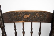 KANGAROO BACKS set of four antique Australian timber chairs, 19th/20th century - 2