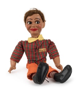 GERRY GEE vintage ventriloquist puppet, 56cm high