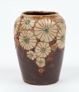 MARGUERITE MAHOOD vase with incised floral decoration, incised "M. M.", 9.5cm high - 2