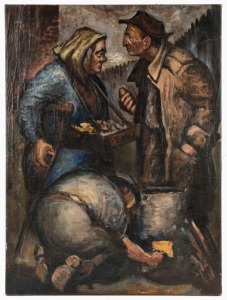 NOEL COUNIHAN&nbsp;(attributed, (1913-1986), untitled, oil on canvas, ​​​​​​​74 x 55cm