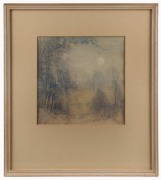GWENDOLENE PRATT (1917 - 2018), Moondance, watercolour, signed "G. Pratt" lower right, 25 x 25cm; framed 48 x 42cm. - 2