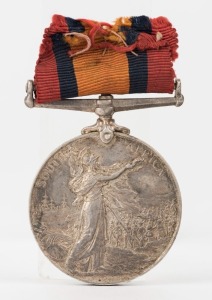 The QUEEN'S SOUTH AFRICA MEDAL engraved to 50A PTE W.H. GRAY. VICTORIAN M.R. William Henry Gray was with the 1st Victorian Mounted Rifles.