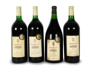 1973, 1974, 1975 and 1976 Redman Cabernet Sauvignon, Coonawarra, South Australia, (4 magnums).