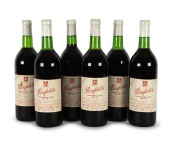 1970 Penfolds Coonawarra Claret Bin 128, South Australia, (6 bottles)