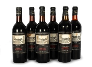 1966 Wynns Coonawarra Estate Cabernet Sauvignon, Coonawarra, South Australia, (6 bottles).
