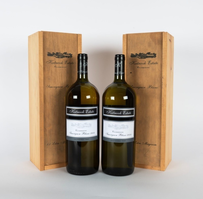 2004 Katnook Estate Sauvignon Blanc, Coonawarra, South Australia, (2 x 1.5 litre Magnums in original timber boxes)