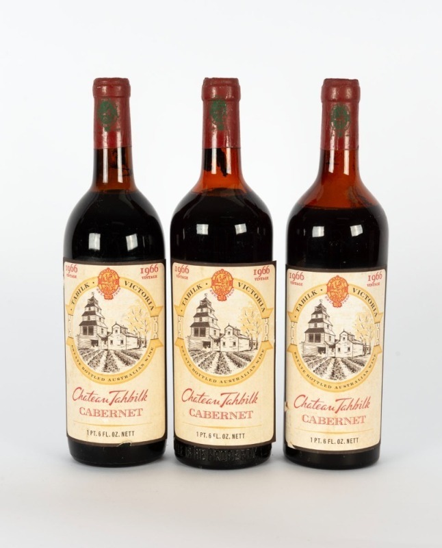 1966 Chateau Tahbilk, Victoria, Cabernet (3 bottles)