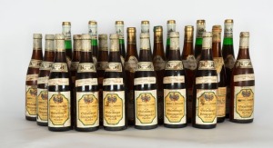 GERMAN / AUSTRIAN 1971-1973 various white wines, (22 bottles)