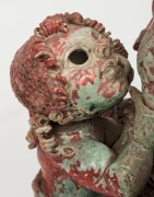 JOHN PERCEVAL (1923-2000), Father and Child, glazed ceramic, circa 1960, signed to base "Perceval", 28cm high - 16