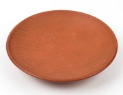 CARL COOPER pottery dish with sgraffito decoration, incised "Carl Cooper, Australia", ​​​​​​​15cm diameter
