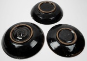 Three studio pottery fruit bowls, the largest 31.5cm diameter - 2