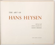 David DRIDAN, "The Art of Hans Heysen", [Rigby, Adelaide, 1966], signed in ink by Hans Heysen to the title page next to his portrait, cloth binding; no d/jacket present. 