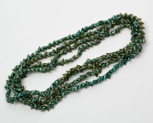Tasmanian mariner shell bead necklace, 180cm long