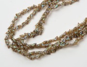 Tasmanian mariner shell bead necklace, 174cm long - 2