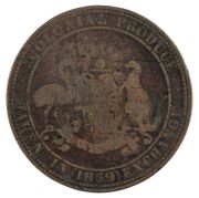 SHOP TOKENS group of shop tokens including&nbsp;HOSIE,&nbsp;J., Melbourne penny, 1862 (A.267).&nbsp;G.,&nbsp;HARROLD&nbsp;BROTHERS,&nbsp;Adelaide penny, 1858 (A.195).&nbsp;VF.,&nbsp;HANKS&nbsp;AND LLOYD,&nbsp;Sydney pennies, 1857 (A.190 & 191), VG/VF. (2). and&nbsp;Lloyd, W.F. & D.L., Wollongong penny, 1859 ( - 3