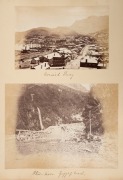 Melbourne, Hobart, Launceston, Sydney, Adelaide & Lyttelton albumen prints in a large album. Various sizes; unknown photographers. (47 images).