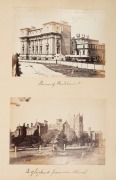 Melbourne, Hobart, Launceston, Sydney, Adelaide & Lyttelton albumen prints in a large album. Various sizes; unknown photographers. (47 images). - 2