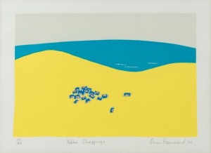 OWEN HAMMOND, Yobbo Droppings, colour screenprint, edition 20/44, signed, titled and dated in the lower margin, ​​​​​​​16 x 21cm, 34 x 41cm overall