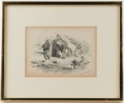SAMUEL THOMAS GILL (1818-1880), A collection of original plates from "Sketches Of The Victoria Gold Diggings And Diggers As They Are" [1853]; ​​​​​​​all individually framed (and mostly glazed). Titles include "Diggers Auction, Eagle Hawk, Bendigo", "On Be - 3