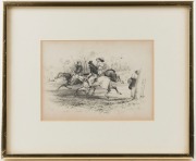 SAMUEL THOMAS GILL (1818-1880), A collection of original plates from "Sketches Of The Victoria Gold Diggings And Diggers As They Are" [1853]; ​​​​​​​all individually framed (and mostly glazed). Titles include "Diggers Auction, Eagle Hawk, Bendigo", "On Be - 4