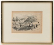 SAMUEL THOMAS GILL (1818-1880), collection of original plates from "Victorian Gold Diggings And Diggers As They Are - Part 2"; all individually framed (and mostly glazed). Titles include "Zealous Gold diggers Bendigo, July 1st/52", "Butchers Shamble nr Ad - 3