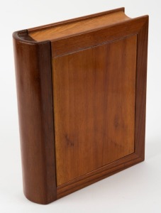 An Australian timber book box, early 20th century, 27cm high