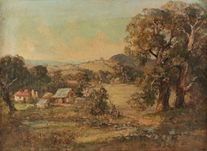 VICTOR ZELMAN (1877-1958), (​​​​​​​Daylesford landscape), oil on canvas, signed lower left "Victor Zelman", 40 x 55cm, 46 x 61cm overall