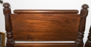 An antique Colonial Australian cedar pair of single bed ends, Tasmanian origin, mid 19th century, 100cm high, 106cm wide - 3