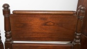 An antique Colonial Australian cedar pair of single bed ends, Tasmanian origin, mid 19th century, 100cm high, 106cm wide - 4