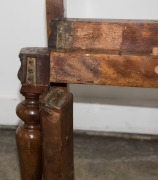Four antique mahogany campaign chairs by MILES, KINGSTON & Co. 19th century, ​​​​​​​each stamped "G. WILDE", - 5