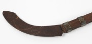 Flensing knife with timber handle from Albany, Western Australia, 19th/20th century, 131cm high - 2