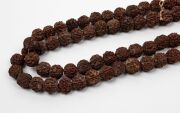 An impressive quandong&nbsp;seed necklace, 178cm long, the seeds approximately 1.8cm wide - 2