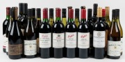AUSTRALIAN WINES twenty assorted bottles of red and white wine, various origin and vintages, including HPR Pinot Noir 2002, (3 bottles), Winbirra&nbsp;Pinot Noir 2004, Long Gully Pinot Noir 1991, Tyrrell's Pinot Noir 2002, Penfolds, Hollick, St Hallet, Woodlan