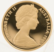 TWO HUNDRED DOLLARS, 1980 $200 gold Koala Proof. - 2