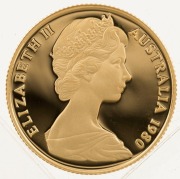 TWO HUNDRED DOLLARS, 1980 $200 gold Koala Proof. - 2