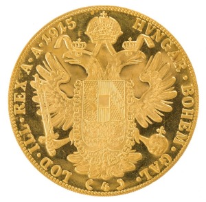 Austria - Coins: 4 Ducat Franz Josef, Gold 1915 restrike, aUnc