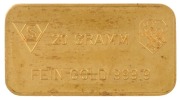 SWITZERLAND,&nbsp;Swiss Bank Corporation, twenty gram fine gold&nbsp;ingot.&nbsp;