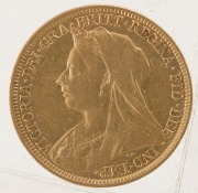 1895 & 1897 Sovereigns, Veiled head, St. George reverse, Melbourne, VF/EF. (2). - 3