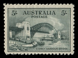 1932 5/- Sydney Harbour Bridge, MVLH.