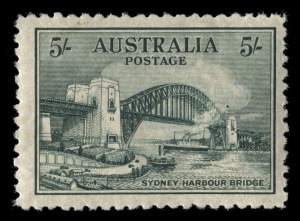 1932 5/- Sydney Harbour Bridge, MVLH.