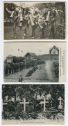 Postcards: PAPUA AND NEW GUINEA TERRITORIES: A collection of photographic postcards featuring religious gatherings, locals demonstrating their traditional costumes, shamanic practices, weaponry, and fishing equipment, as well as highland vistas, huts, vil - 2