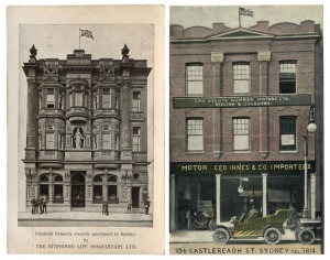Postcards: NEW SOUTH WALES - SYDNEY STREET VIEWS: Photographic postcards featuring street views from throughout the CBD and surrounding suburbs, including the Harbour Bridge toll gates, Circular Quay, Haberfield, Balmain, Rockdale, Dulwich Hill, Annandale, Auburn, Mosman, Springwood, Customs House, etc. Publishers/photographers include Davis, Swain, Mowbray, A.C. & Sons, Star, Kerry, Harding & Billing, Melba, Atkins, Giovanardi, Yeend, Samual Wood, McRoberts, Broadhurst, etc. (Total: 77).