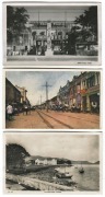 Postcards: BRITISH EMPIRE - BURMA, HONG KONG, MALAYSIA, NORTH BORNEO & SINGAPORE: A collection of mainly photographic postcards featuring city street and bird's-eye views, junks in Victoria Harbour, King Edward VII's Proclamation Day ceremony, Singapore's - 4