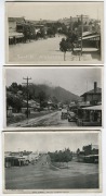 Postcards: VICTORIA - CENTRAL & SOUTH EAST: Postcards featuring street views with much business signage, early motorised buses in Healesville, Cathedral Mount from Mount Gorden, Quick March State School, Mayer Chalet in Warburton, settlers posing with the - 4