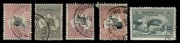 1913 - 1967 collection in Seven Seas pages, includes Third wmk Roos 10/-, &pound;1 Grey and &pound;2 all with Telegraph punctures (top two repaired), Small Multi 10/- & &pound;2 with Telegraph punctures, 10/- CofA Specimen, KGV Heads, mainly U, 6d Kooka CTO, 5/- Bridge CTO
