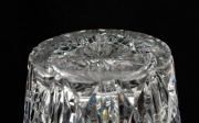 GRIMWADE (CROWN CRYSTAL) Australian crystal mantle vase, circa 1930, 41.5cm high - 2