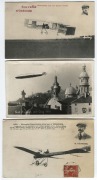 Postcards: AVIATION: A collection of photographic&nbsp;postcards featuring views of WWII-era fighter squadrons in flight,&nbsp;airships, biplanes, and airliners,&nbsp;as well as royal inspections, Roland Garros, Bl&Atilde;&copy;riot's crossing of the English Channel, many Qantas so - 2