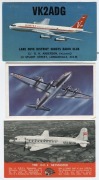 Postcards: AVIATION: A collection of photographic&nbsp;postcards featuring views of WWII-era fighter squadrons in flight,&nbsp;airships, biplanes, and airliners,&nbsp;as well as royal inspections, Roland Garros, Bl&Atilde;&copy;riot's crossing of the English Channel, many Qantas so - 3